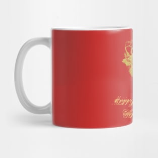 MERRY CHRISTMAS & REINDEER Mug